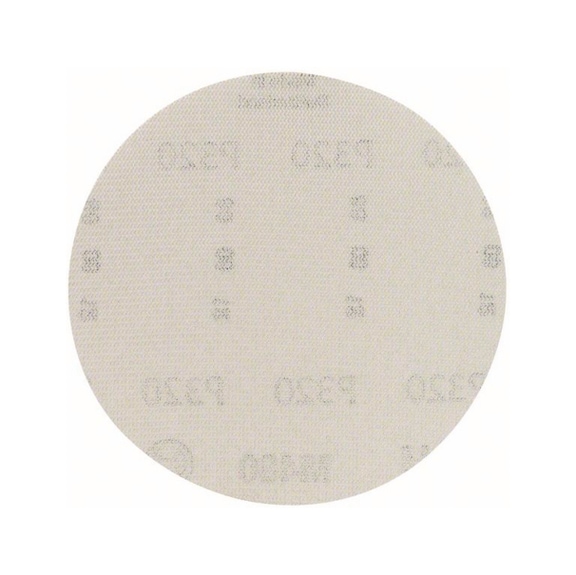 BOSCH Sanding Sheet M480 Net for Wood and Paint 115mm 320 5-pack 2608621142 - Abrasive tool made of abrasive on backing