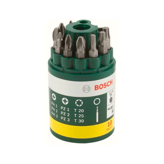 BOSCH screwdriver bit set 10-piece including Torx 2607019452 - Screwdriver bit (assortment)