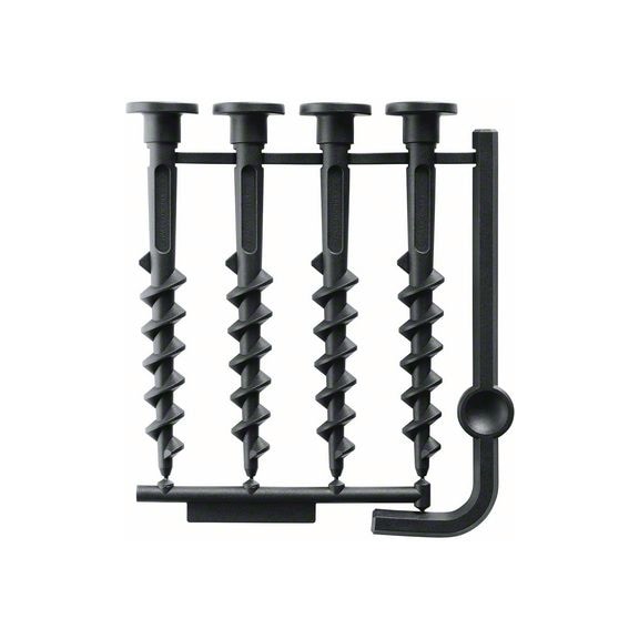 BOSCH Mähroboter 4 x Fixierschrauben F016800468 - Zubehör für Rasenmäher (motorisch)