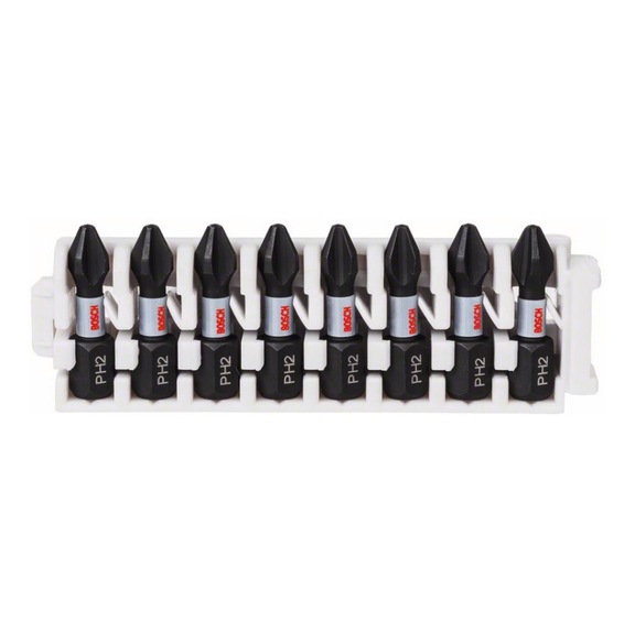 BOSCH 8-piece Impact Control Insert Bit Pack 8 x PH2 2608522324 - Screwdriver bit (assortment)
