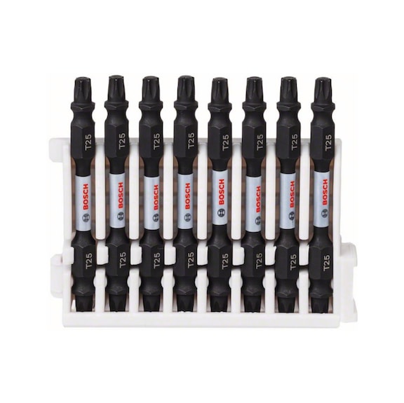 BOSCH Doppelklingen Schrauberbit-Set 8-teilig T25-T25 65 mm 2608522340 - Schraubendrehereinsatz (Sortiment)