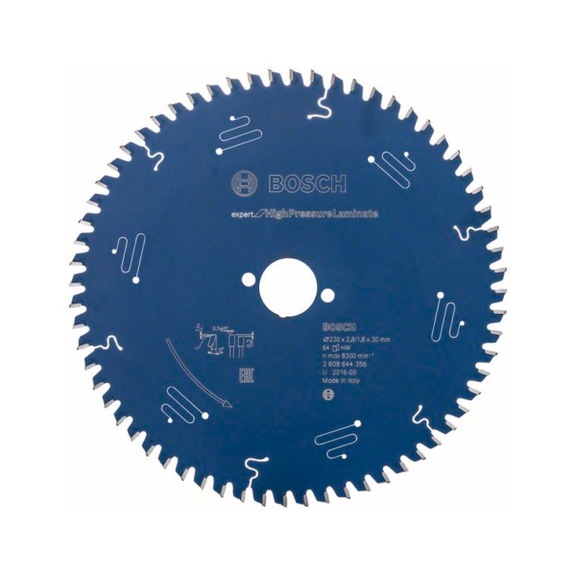 BOSCH Circular saw blade Expert High Pressure Laminate 230x30x2,8mm 64 2608644356 - Circular saw blade (machines)