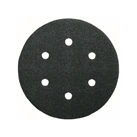 BOSCH Schleifblatt F355 150 mm 180 6 Löcher Klett 5er-Pack 2608605127 - Schleifwerkzeug aus Schleifmittel auf Unterlage