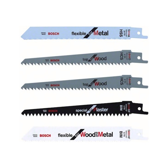BOSCH KEO saw blade set 5 pieces F016800307 - Saw blade (other)