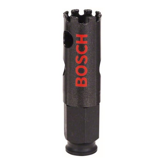 BOSCH Diamond hole saw Diamond for Hard Ceramics 20 mm 25/32-inch 2608580302 - Hole saw (non-detachable cutting edges)