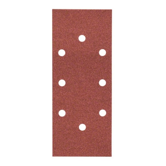 BOSCH Sanding sheet set B&D 8-perforation 93x230 mm K120 25 pcs. 2607017106 - Abrasive tool made of abrasive on backing
