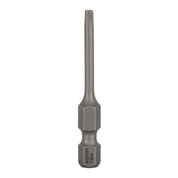 BOSCH Screwdriver bit extra-hard T10 49 mm 1-pack 2607001632 - Bit for hexagon socket screws
