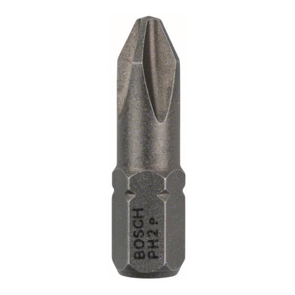 BOSCH Screwdriver bit extra-hard PH 2 25 mm 25-pack 2607001513 - Bit for Phillips screws