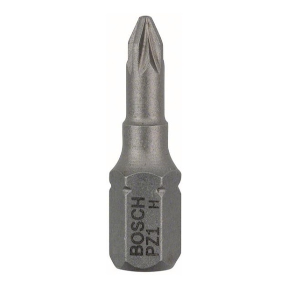 BOSCH Screwdriver bit extra-hard PZ 1 25 mm 25-pack 2607001556 - Bit for Phillips screws