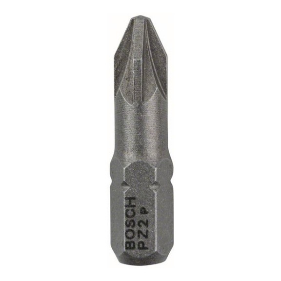 BOSCH Schrauberbit Extra-Hart PZ 2 25 mm 100er-Pack 2607001561 - Bit für Kreuzschlitzschrauben