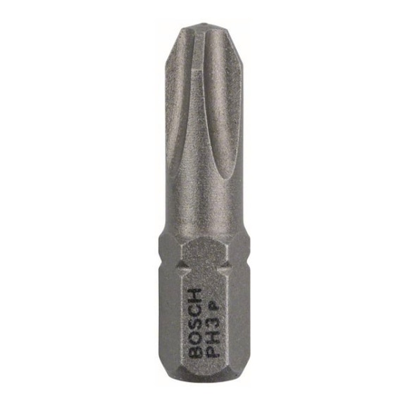 BOSCH Screwdriver bit extra-hard PH 3 25 mm 25-pack 2607001516 - Bit for Phillips screws