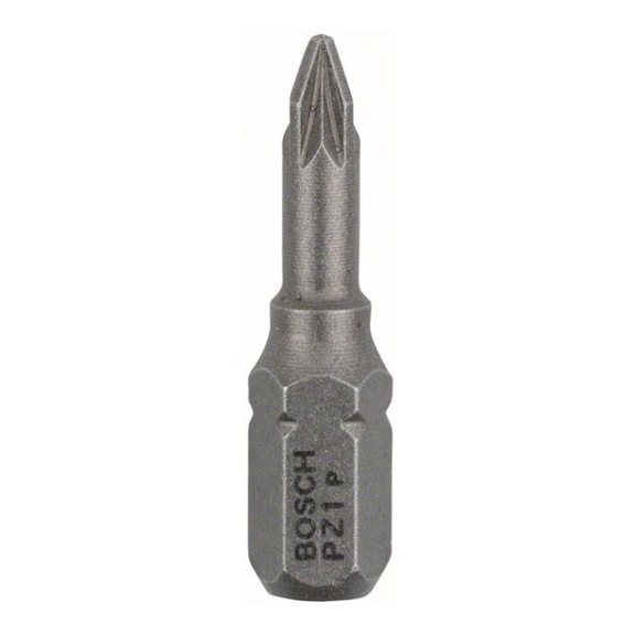 BOSCH Screwdriver bit extra-hard PZ 1 25 mm 100-pack 2607001557 - Bit for Phillips screws