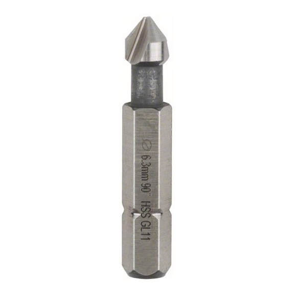 BOSCH Countersink with hexagonal shank 6.3 M 3 31 mm 1/4-inch 2608597501 - Countersinks and countersinks (non-detachable cutting edges)