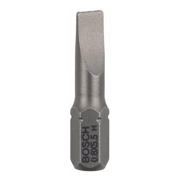 BOSCH Screwdriver bit Extra-Hard S 0.8x5.5 25 mm 3-pack 2607001461 - Bit for slotted screws