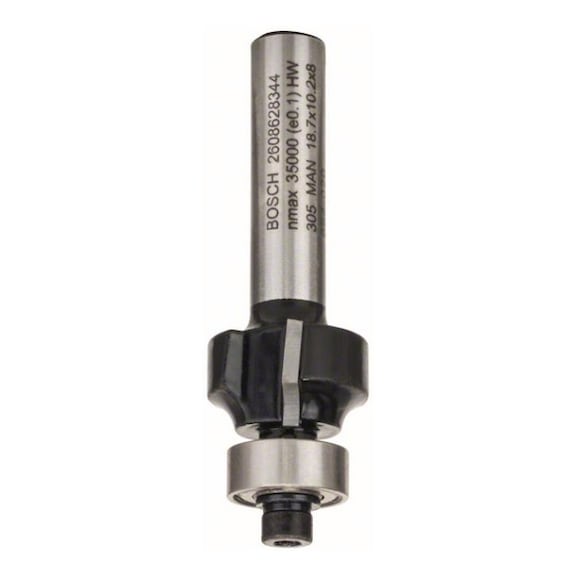 BOSCH Rounding cutter 8 mm R1 3 mm L 10.2 mm G 53 mm 2608628344 - Milling cutter with shank and non-detachable cutting edges (other)