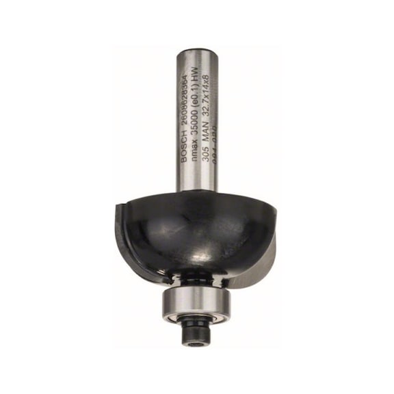 BOSCH chamfer cutter 8 mm R1 10 mm D 32.7 mm L 14 mm G 55 mm 2608628364 - Grooving cutters