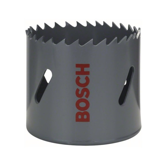BOSCH HSS bi-metal hole saw for standard adapter 57 mm 2 1/4-inch 2608584119 - Hole saw (non-detachable cutting edges)