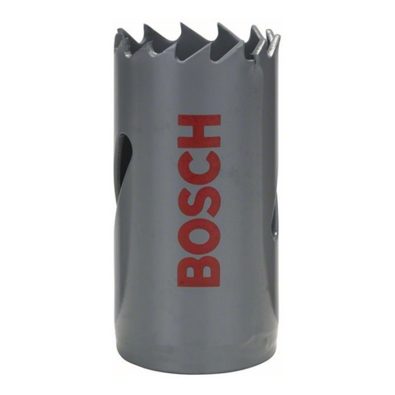 BOSCH HSS bi-metal hole saw for standard adapter 27 mm 1 1/16-inch 2608584106 - Hole saw (non-detachable cutting edges)