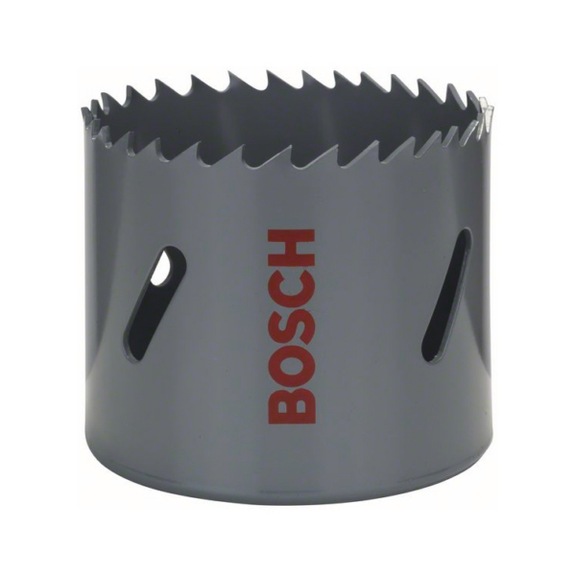 BOSCH HSS bi-metal hole saw for standard adapter 60 mm 2 3/8-inch 2608584120 - Hole saw (non-detachable cutting edges)