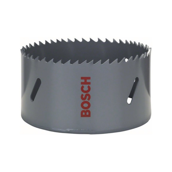 BOSCH HSS bi-metal hole saw for standard adapter 95 mm 3 3/4-inch 2608584130 - Hole saw (non-detachable cutting edges)