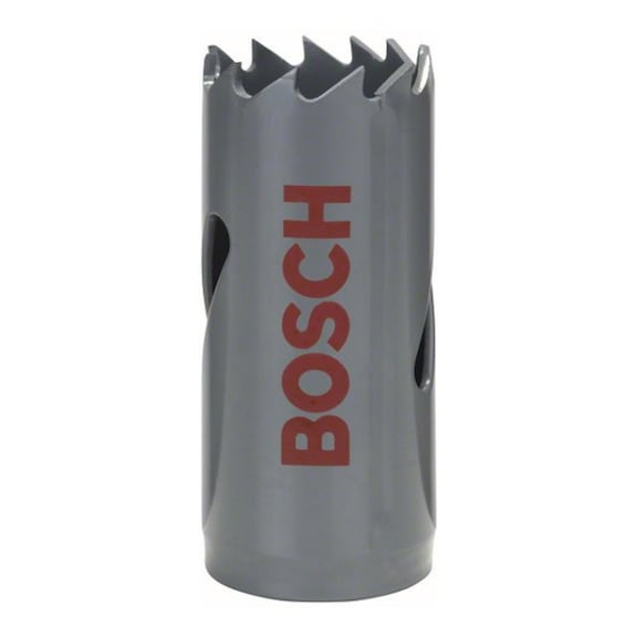 BOSCH HSS bi-metal hole saw for standard adapter 24 mm 15/16-inch 2608584141 - Hole saw (non-detachable cutting edges)