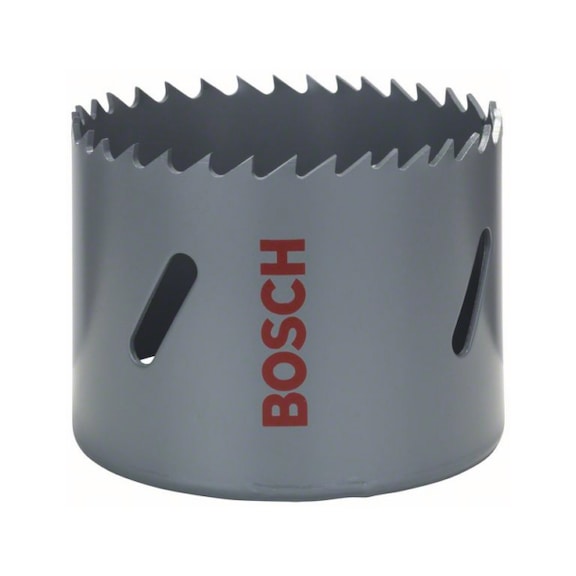 BOSCH HSS bi-metal hole saw for standard adapter 67 mm 2 5/8-inch 2608584144 - Hole saw (non-detachable cutting edges)