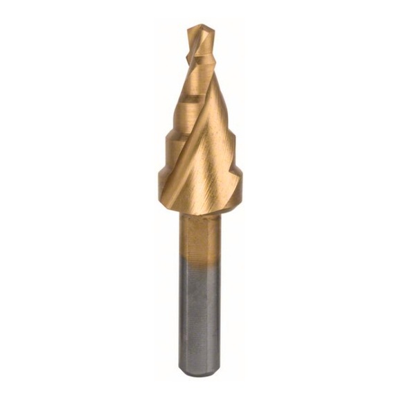 BOSCH Step drill HSS-TiN 4 - 12 mm 6 mm 50 mm 5 steps 2608587429 - Step drill (non-detachable cutting edges)