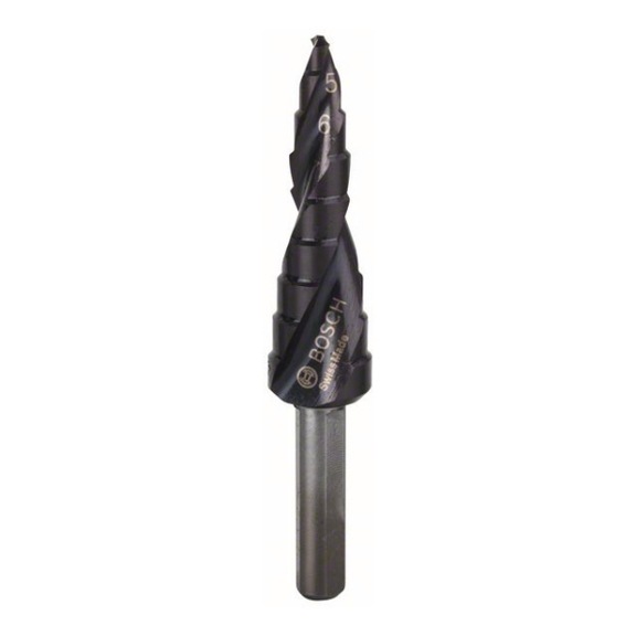 BOSCH Step drill HSS-AlTiN 4 - 12 mm 6 mm 66.5 mm 9 steps 2608588065 - Step drill (non-detachable cutting edges)