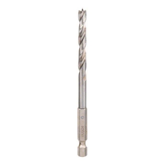 BOSCH Wood twist drill with 1/4-inch hexagonal shank 6 x 63 x 106 mm 2608595522 - Solid drill bits (non-detachable cutting edges)