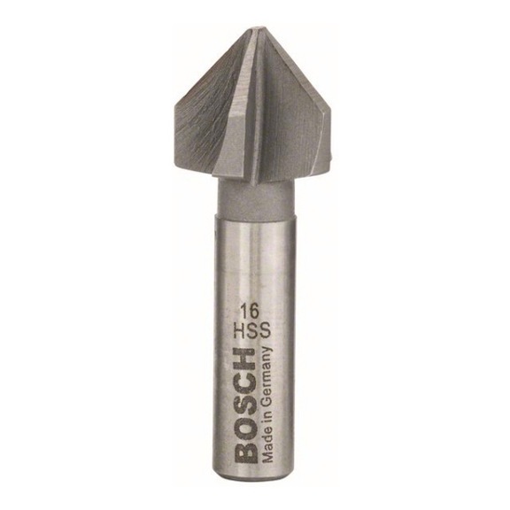 BOSCH Countersink with cylindrical shank 16.0 mm M 8 43 mm 8 mm 2608596372 - Countersinks and countersinks (non-detachable cutting edges)