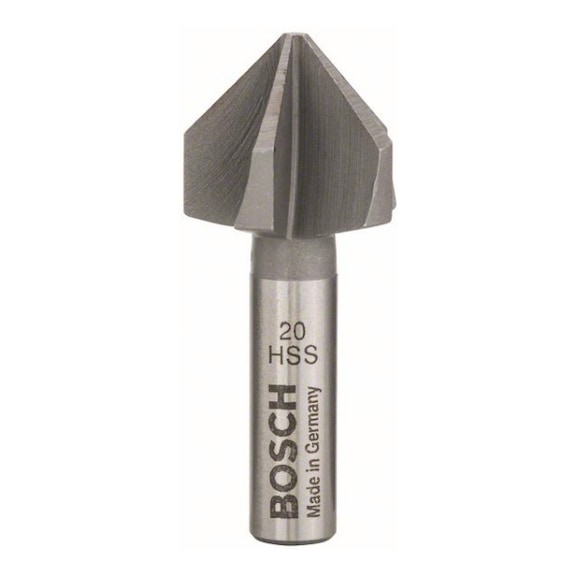 BOSCH Countersink with cylindrical shank 20.0 mm M 10 45 mm 8 mm 2608596373 - Countersinks and countersinks (non-detachable cutting edges)