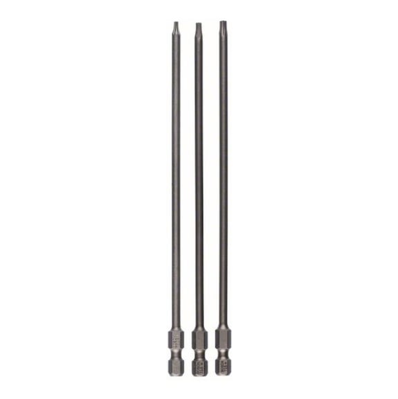 BOSCH Screwdriver bit set extra-hard 3-piece T8 T10 T15 152 mm 2607001763 - Screwdriver bit (assortment)