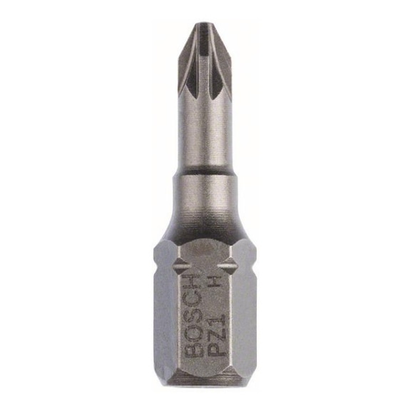 BOSCH Screwdriver bit extra-hard PZ 1 25 mm 10-pack 2607001555 - Bit for Phillips screws