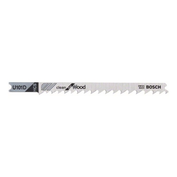 BOSCH Jigsaw blade U 101 D Clean for Wood 3-pack 2608637723 - Saw blade for jigsaw