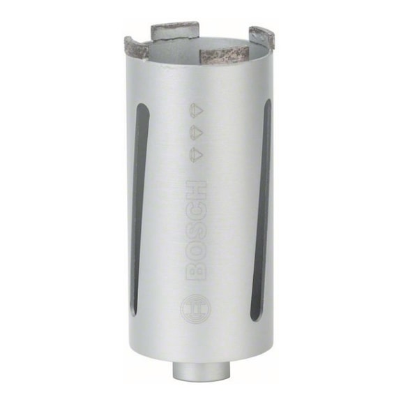 BOSCH Diamanttrockenbohrkrone G 1/2-Zoll 72 mm 150 mm 4 7 mm 2608587323 - Bohrkrone (nicht lösbare Schneiden)