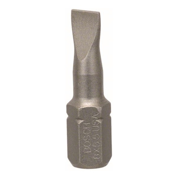 BOSCH Screwdriver bit Extra-Hard S 0.8x5.5 25 mm 10-pack 2607001462 - Bit for slotted screws