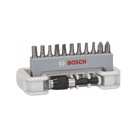 BOSCH 11-piece screwdriver bit set with PH PZ T S HEX 25mm bit holder 2608522131 - Screwdriver bit (assortment)