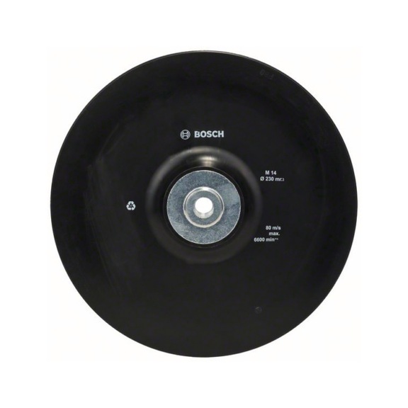 BOSCH Backing pad standard M14 soft 230 mm 2608601210 - Adhesive backing pad