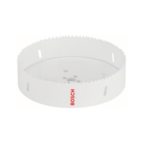 BOSCH HSS bi-metal hole saw for standard adapter 168 mm 6 5/8-inch 2608584840 - Hole saw (non-detachable cutting edges)