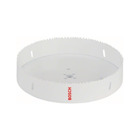 BOSCH HSS bi-metal hole saw for standard adapter 210 mm 6 9/32-inch 2608584842 - Hole saw (non-detachable cutting edges)