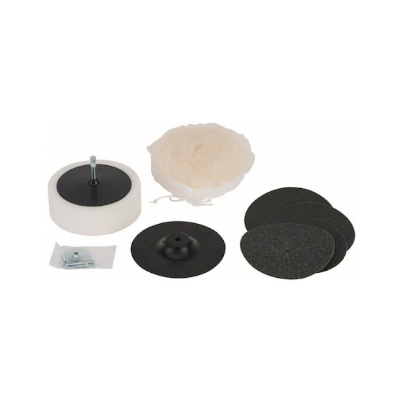 BOSCH 8-piece polishing set S24 for drills/screwdrivers 0603004101 - Abrasives, grinding tools (other)