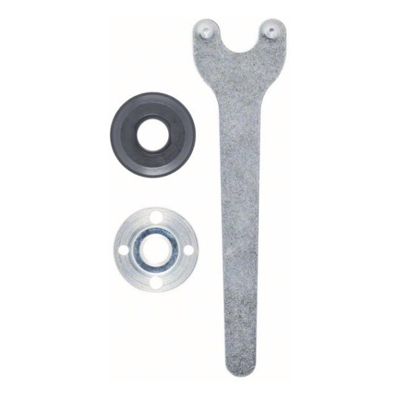 BOSCH 3-piece clamping parts set for small angle grinders 1607000158 - Abrasive tool made of abrasive on backing