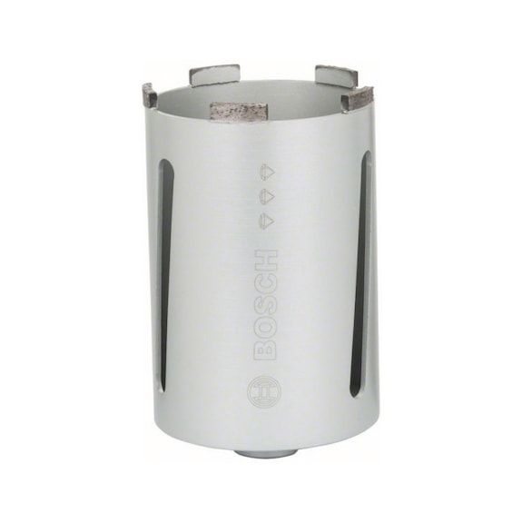 BOSCH Diamanttrockenbohrkrone G 1/2-Zoll 102 mm 150 mm 5 7 mm 2608587327 - Bohrkrone (nicht lösbare Schneiden)