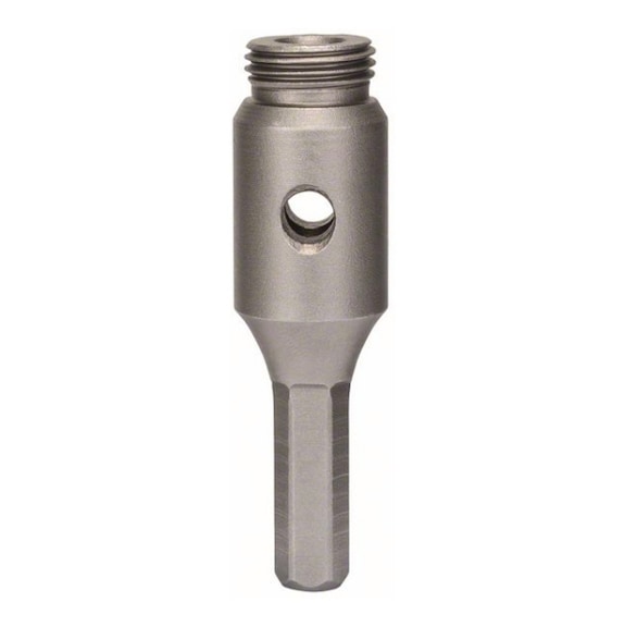 BOSCH Adapter Maschinenseite 6-Kant Kronenseite G 1/2Zoll,88mm 2608598122 - Aufnahmeschaft für Bohrkronen