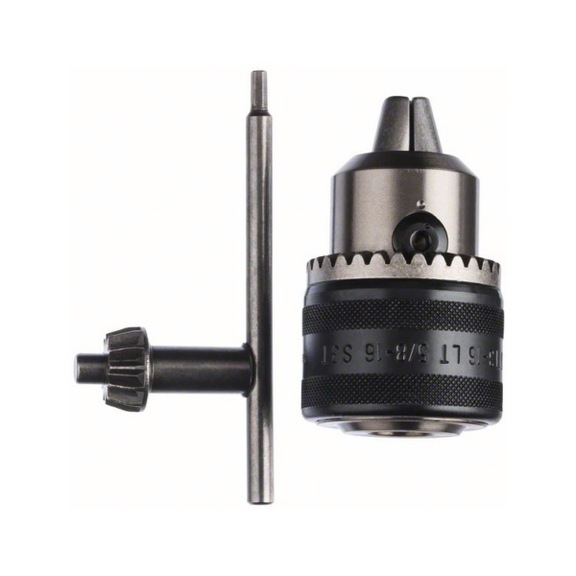BOSCH Quick-action drill chuck up to 16 mm 5/8-inch 16UNF 1608571057 - Three-jaw drill chuck