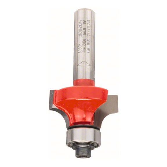 BOSCH Rounding cutterWood 8 mm D 25.4 mm R1 6.35 mm L 12.7 mm G 55 mm 2608629374 - Milling cutter with shank and non-detachable cutting edges (other)