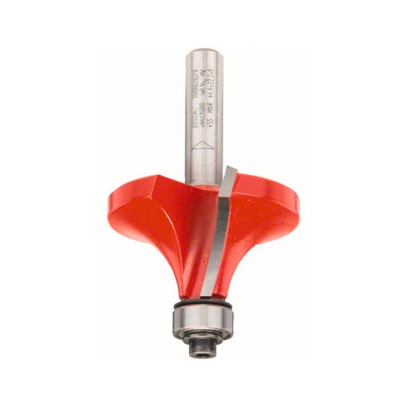 BOSCH AbrundfräserWood 8&nbsp;mm D 44,4&nbsp;mm R1 15,9&nbsp;mm L 22,2&nbsp;mm G 64&nbsp;mm 2608629378 - Fräser mit Schaft und nichtlösbaren Schneiden (Sonstige)