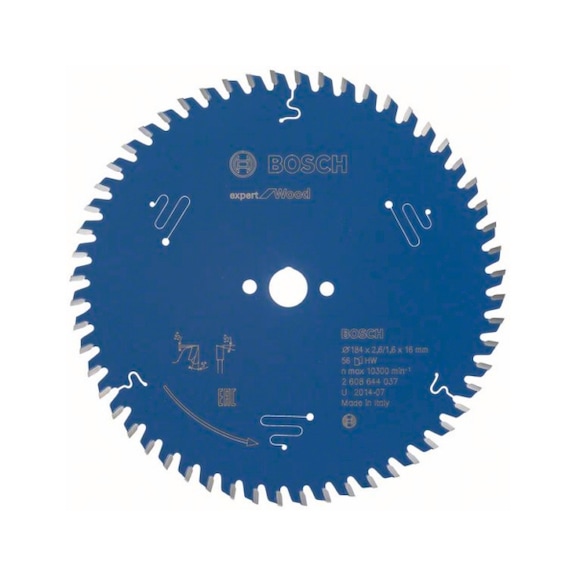 BOSCH Circular saw blade Expert for Wood 184 x 16 x 2.6 mm 56 2608644037 - Circular saw blade (machines)