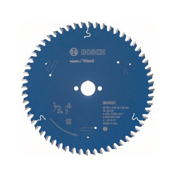 BOSCH Circular saw blade Expert for Wood 184 x 20 x 2.6 mm 56 2608644040 - Circular saw blade (machines)