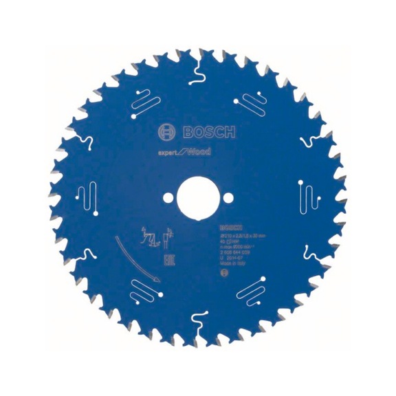 BOSCH Circular saw blade Expert for Wood 210 x 30 x 2.8 mm 40 2608644059 - Circular saw blade (machines)